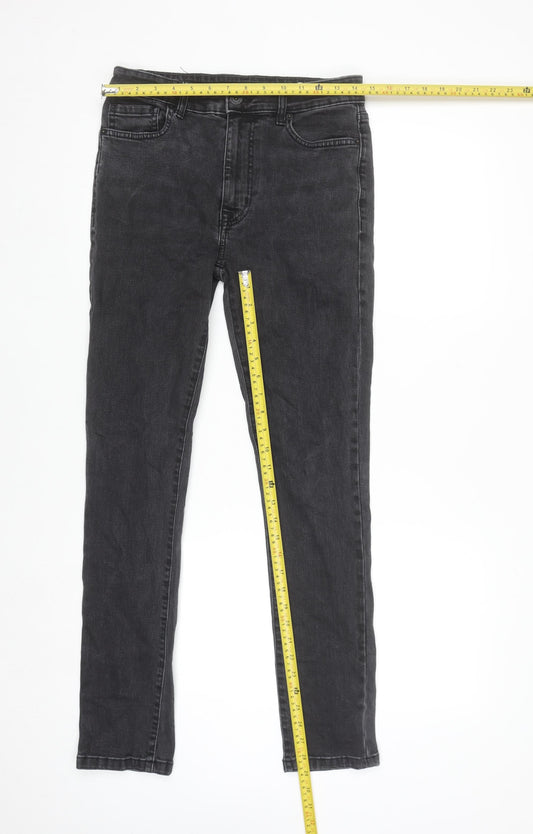 Jack Wills Womens Black Skinny Jeans Size 10 Regular 28R