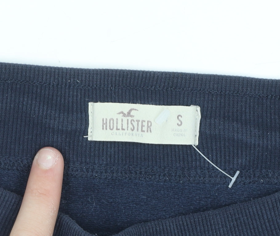 Hollister Womens Navy Blue Small Jogger Sweatpants