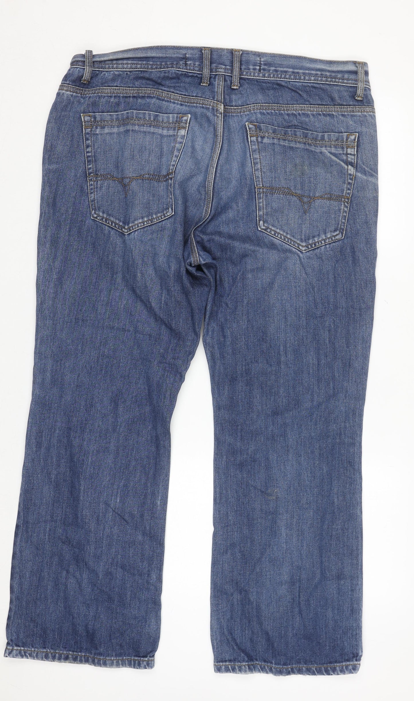 Burton Menswear London Blue Bootcut Jeans Mens W38 L30 Denim