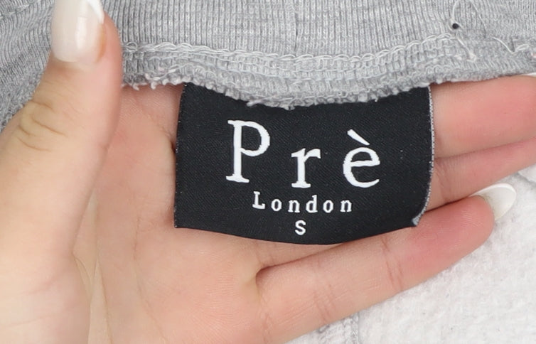 Prè London Men's Grey Jogger Trousers S Regular Fit