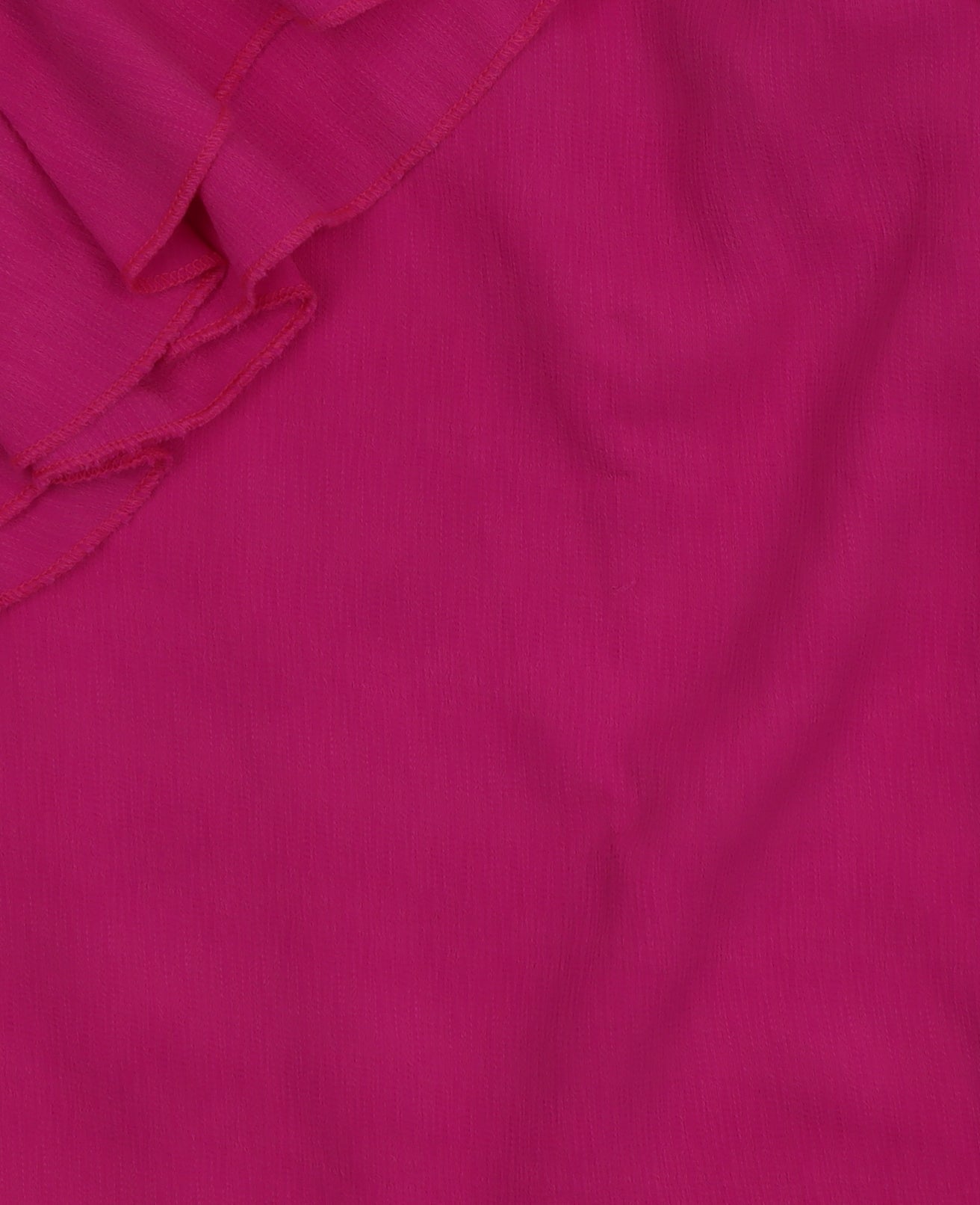 Maraislise Women's Pink Ruffle V-Neck Long Sleeve Blouse Size S