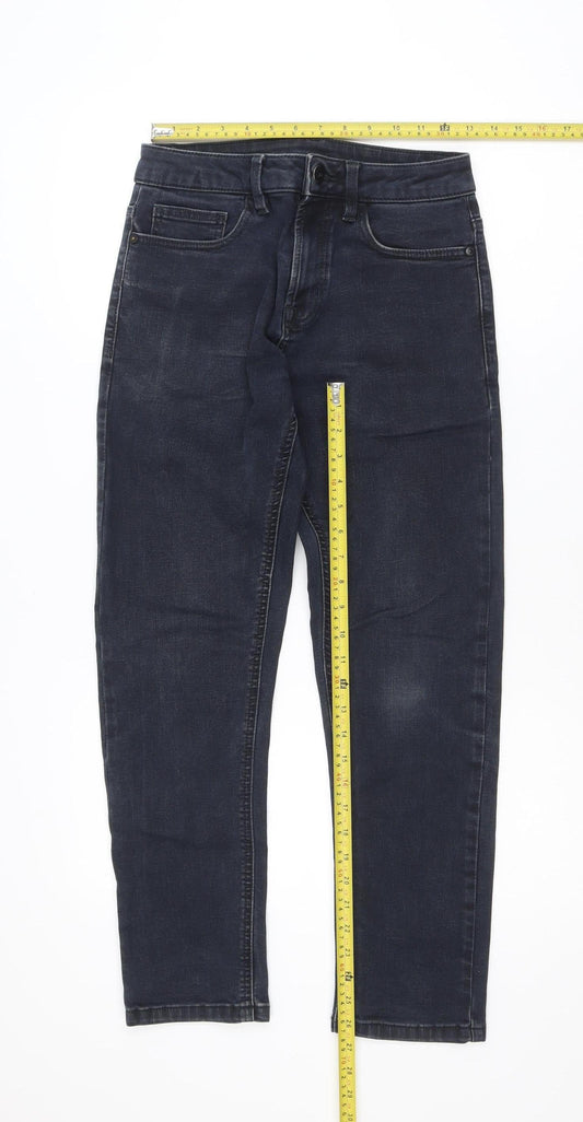 Next Mens Blue Motion Flex Slim Fit Trousers 28S Denim