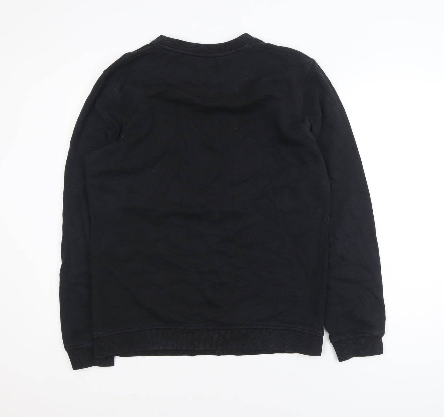 Jack & Jones Men's Black M Pullover Graphic Sweatshirt