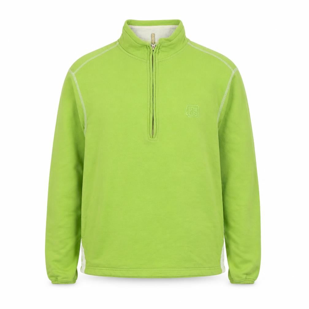 DEAL Men’s Green 1/2 Zip Cotton Activewear Jacket Size L