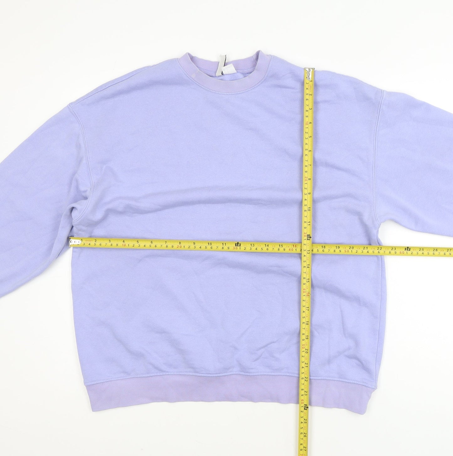 H&M Divided Women Lilac Crew Neck Pullover Sweatshirt Size S