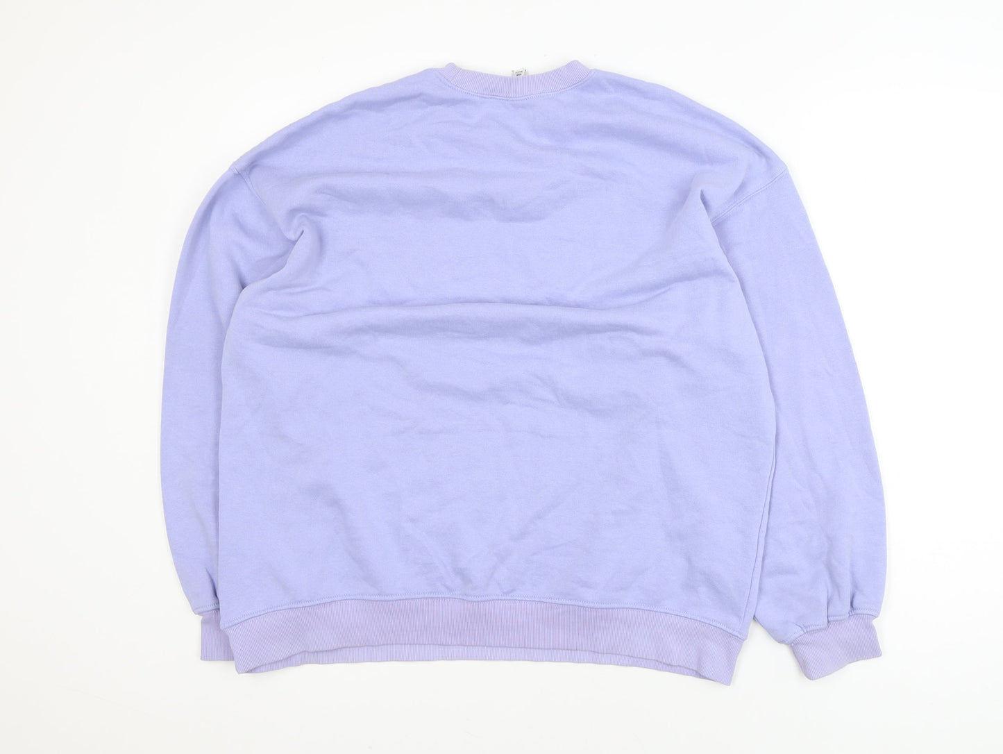 H&M Divided Women Lilac Crew Neck Pullover Sweatshirt Size S