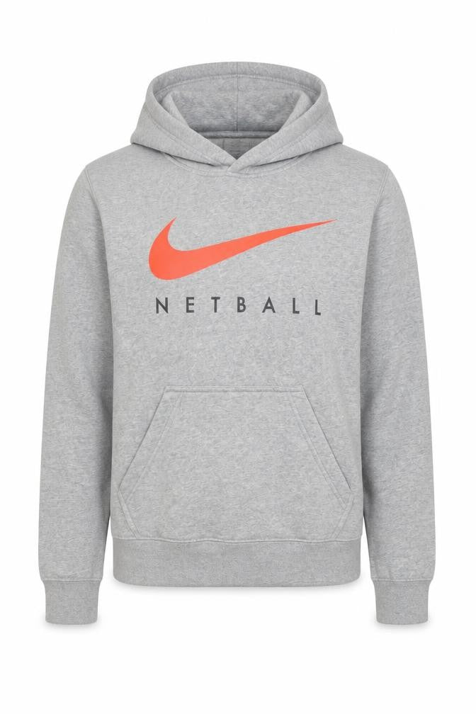 Nike Mens Grey S Pullover Hoodie Sports Netball Sweatshirt