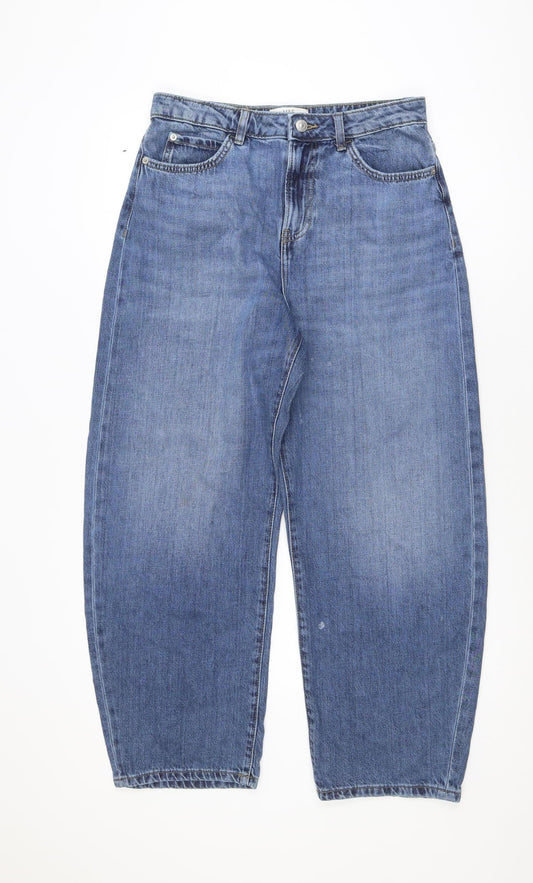 Marks and Spencer Women's Blue Mom Jeans Size 12 Regular Denim
