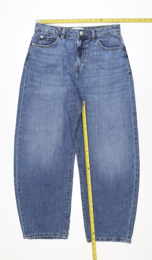 Marks and Spencer Women's Blue Mom Jeans Size 12 Regular Denim