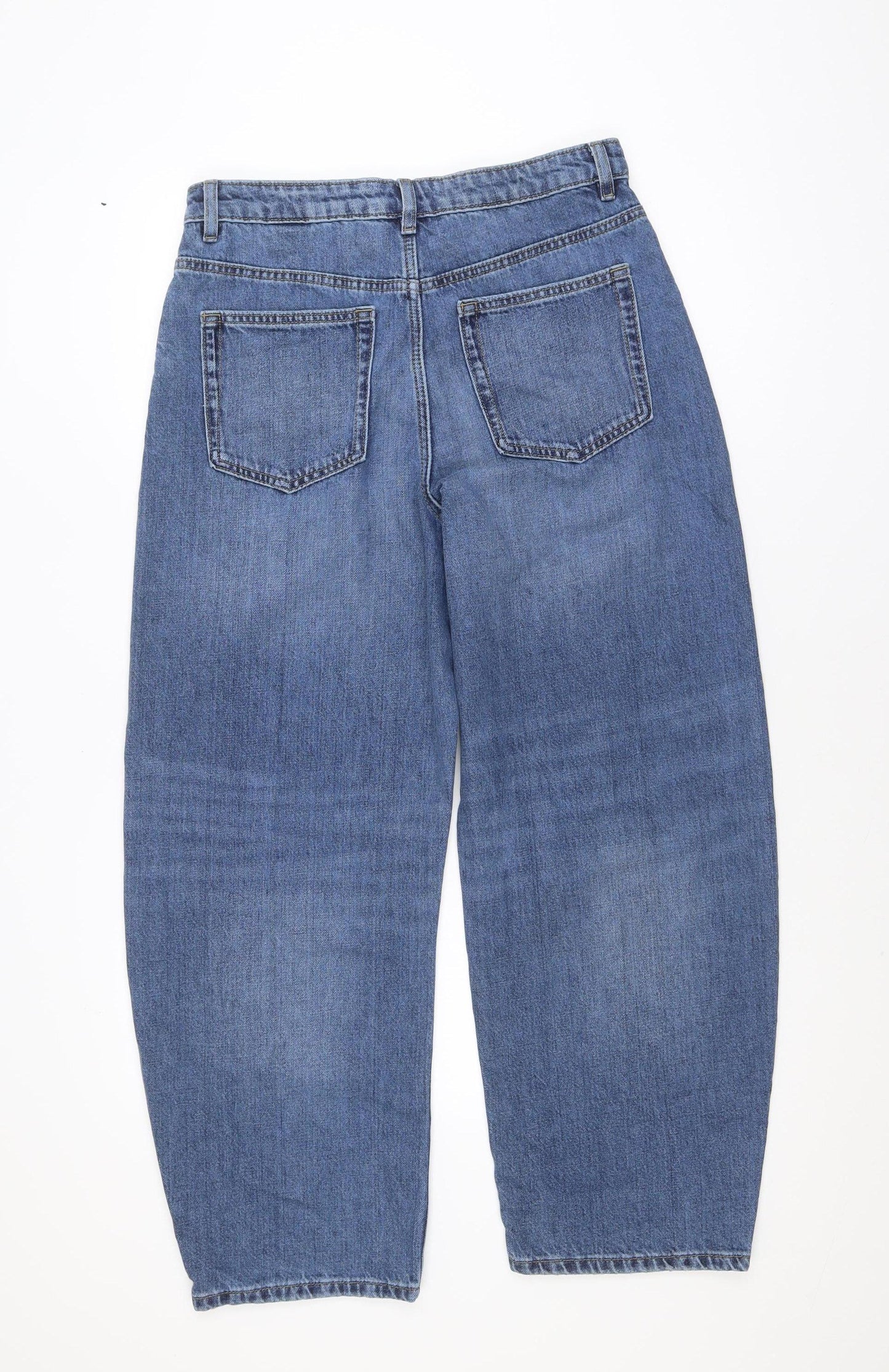 Marks and Spencer Women's Blue Mom Jeans Size 12 Regular Denim