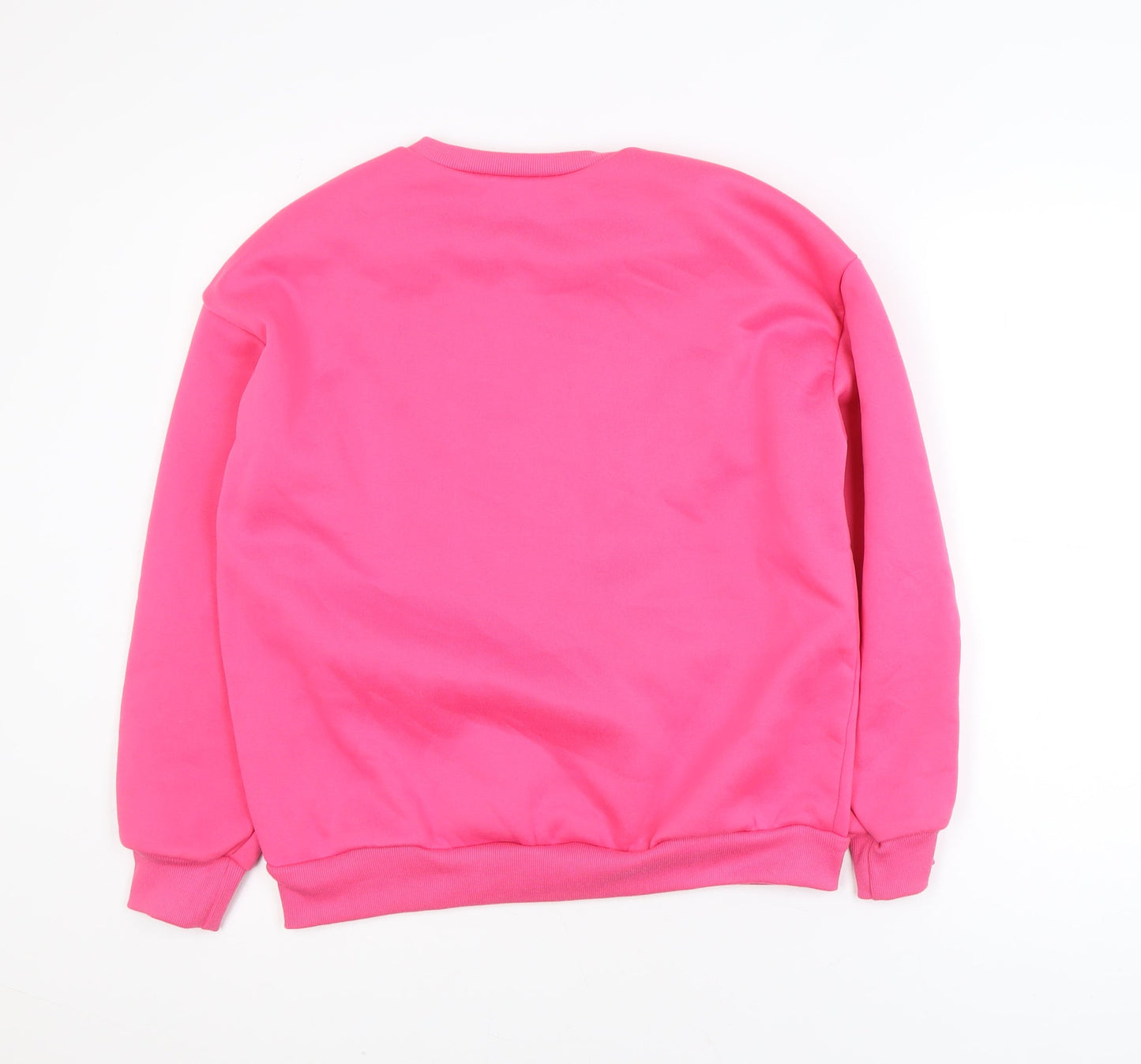 SHEIN Womens Pink 'Brooklyn New York' Pullover Sweatshirt Size 10