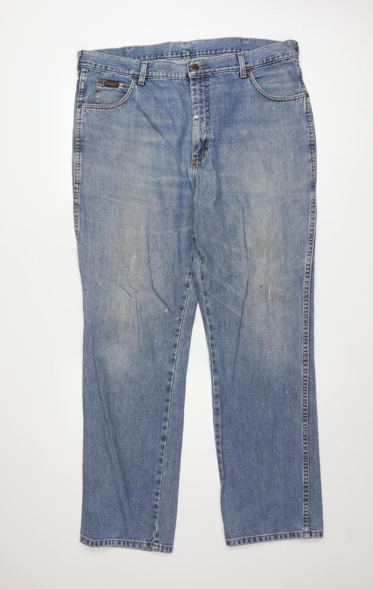 Wrangler Men's Blue Texas Straight Leg Jeans W40 L32