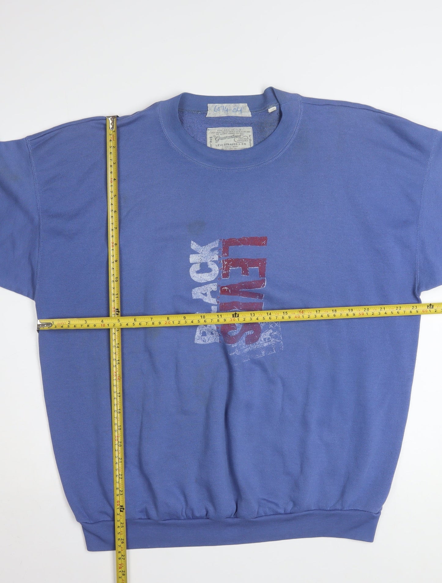 Levi’s Men’s Blue XL Retro Graphic Logo Pullover Sweatshirt