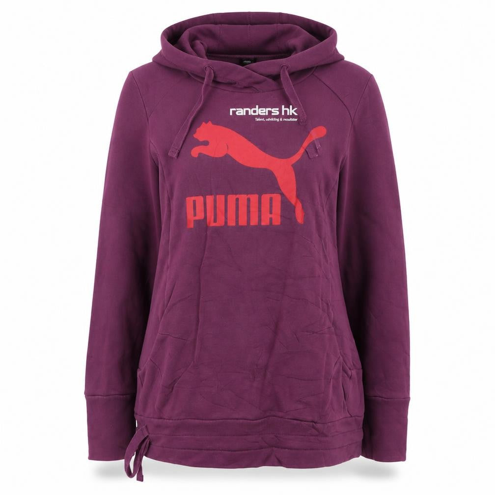 Puma Womens Purple Hoodie Size 14 Hooded Pullover Sweatshirt