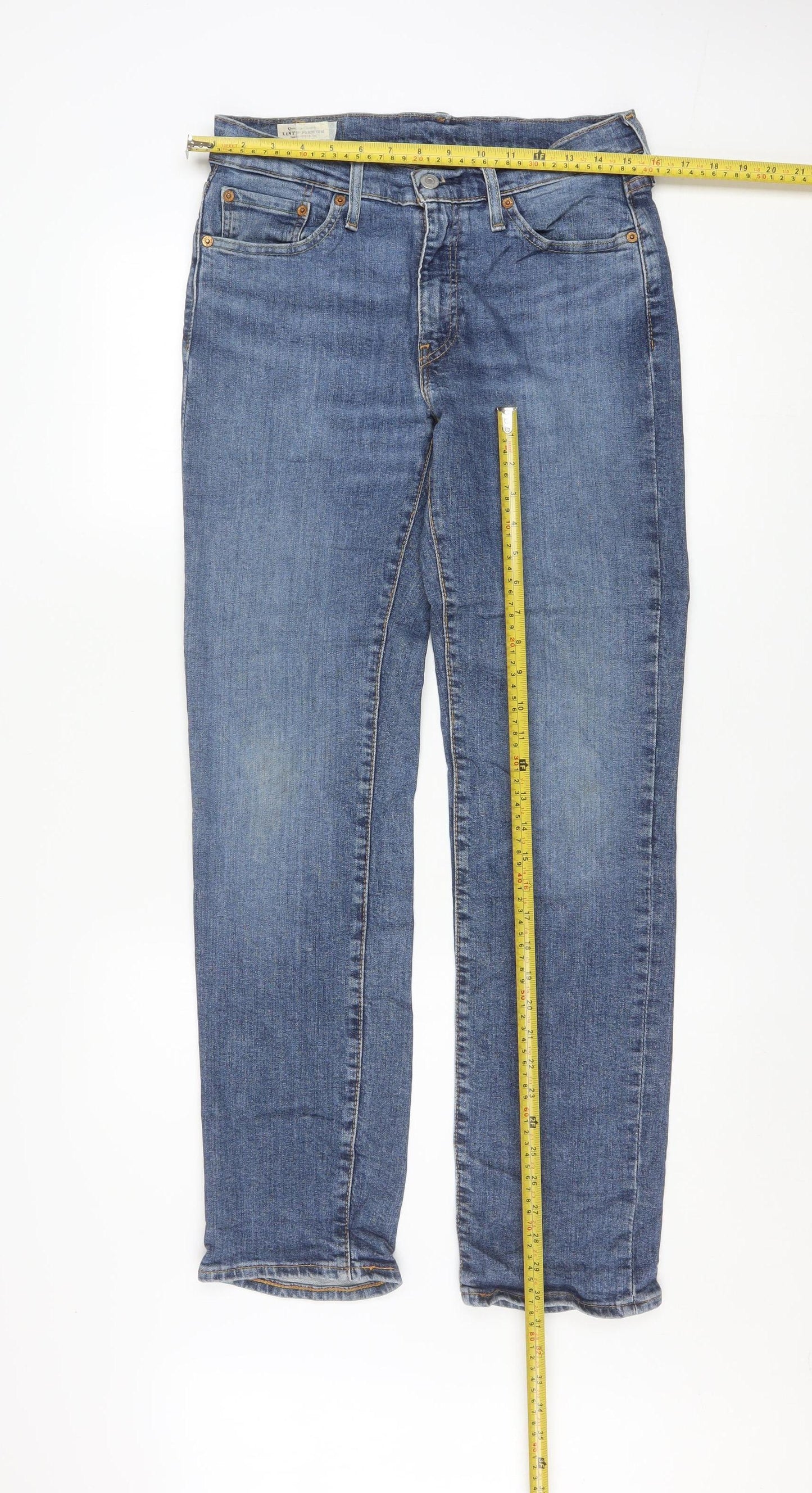 Levi's 514 Men's Blue Straight Fit Stretch Denim Jeans W30 L32