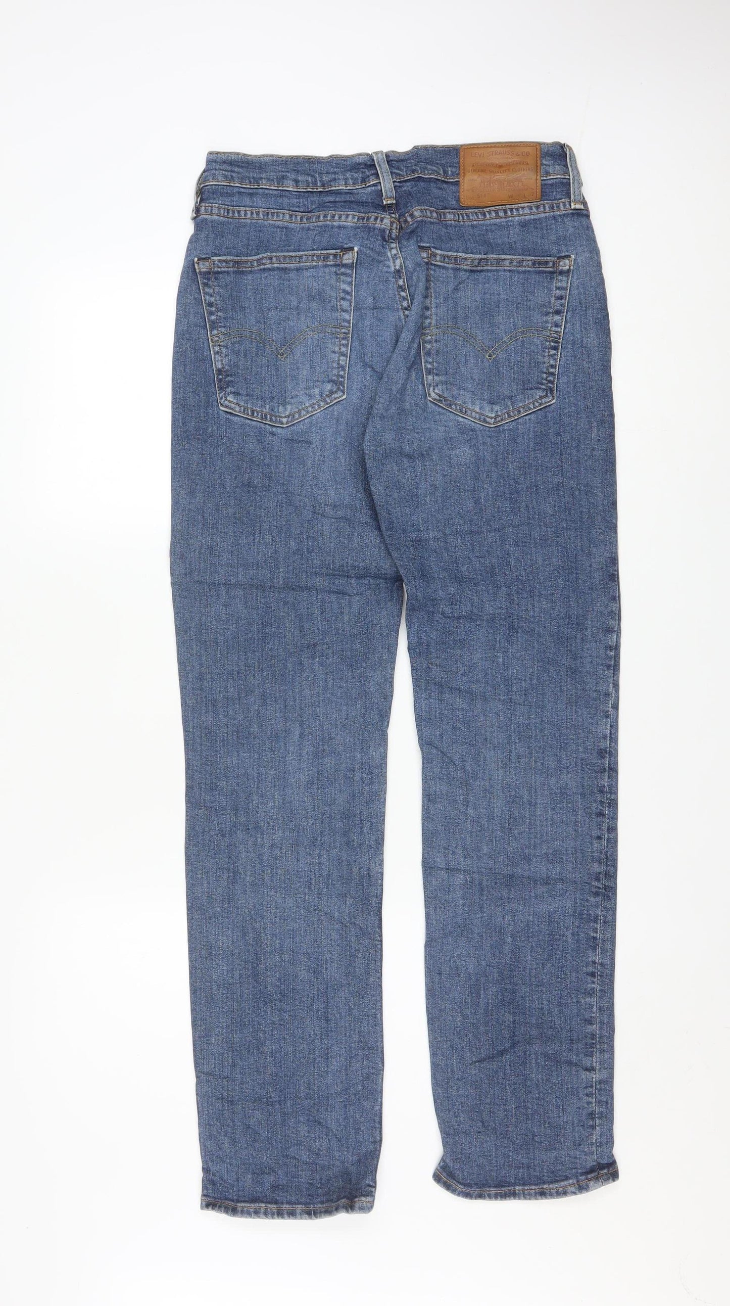 Levi's 514 Men's Blue Straight Fit Stretch Denim Jeans W30 L32