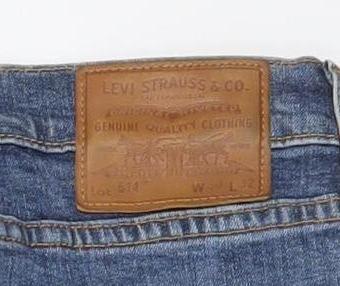 Levi's 514 Men's Blue Straight Fit Stretch Denim Jeans W30 L32