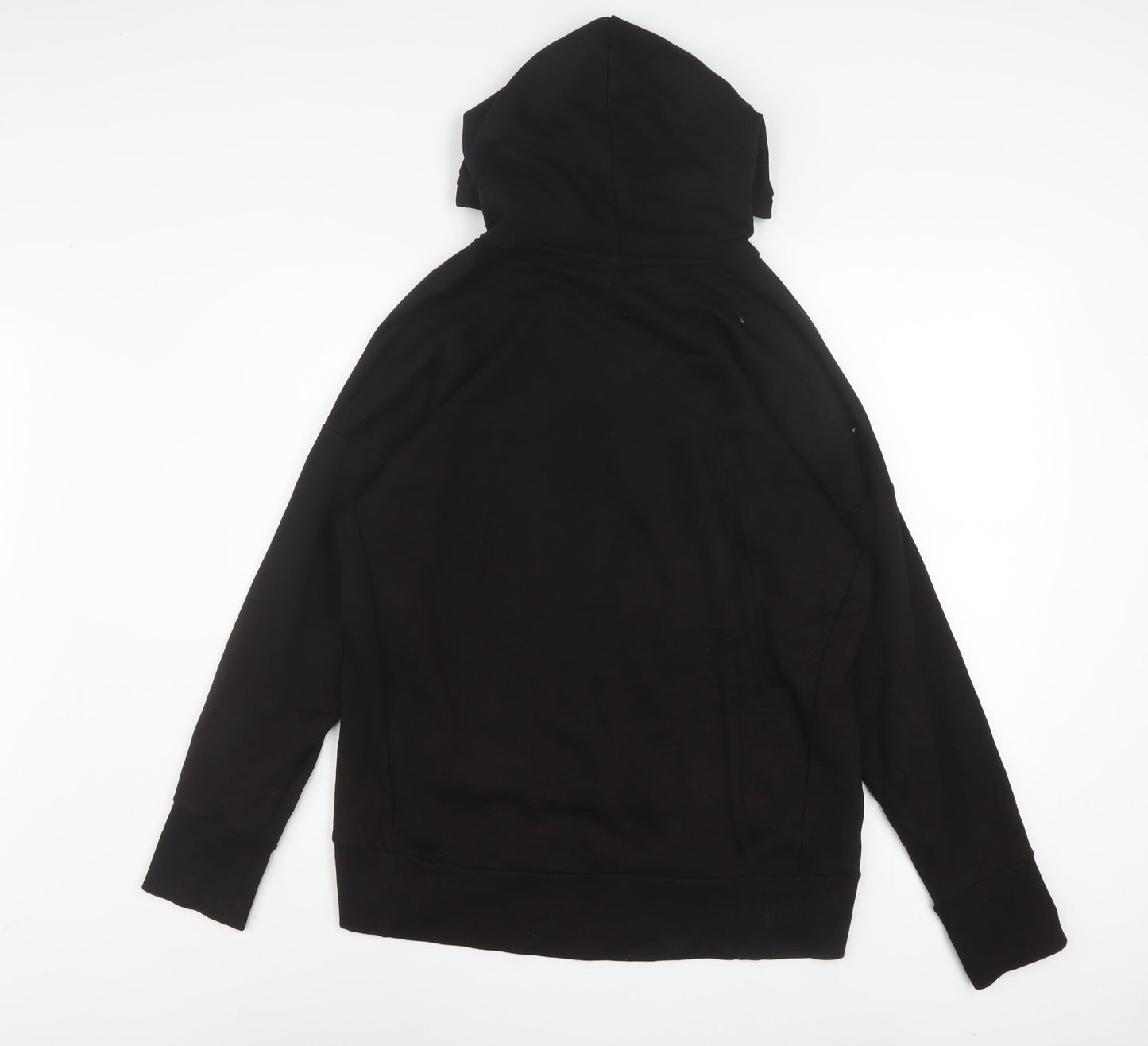 Adidas Women's Black Pullover Hoodie M 12-14 Cotton Blend