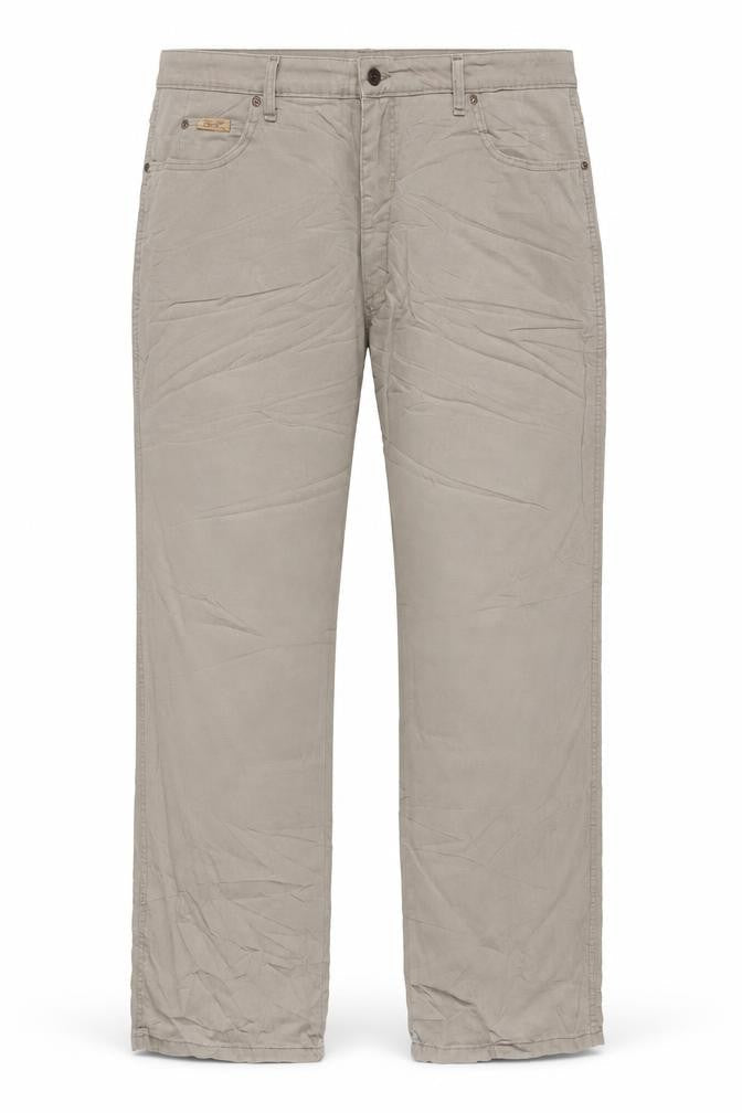 Wrangler Men's Beige Chino Trousers Size 42 Straight Fit