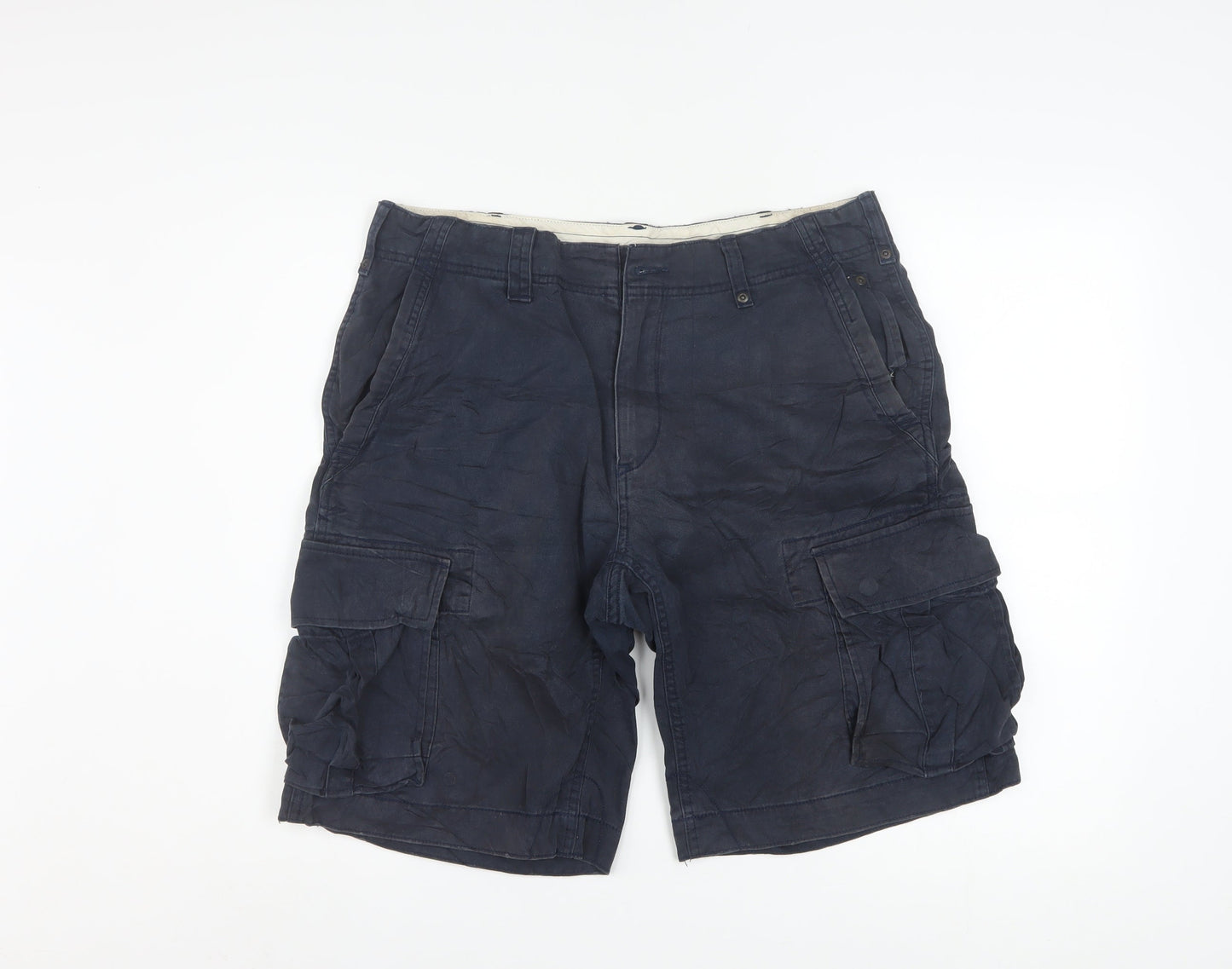 Polo Ralph Lauren Men's Blue 32 Cargo Shorts Regular Fit Cotton