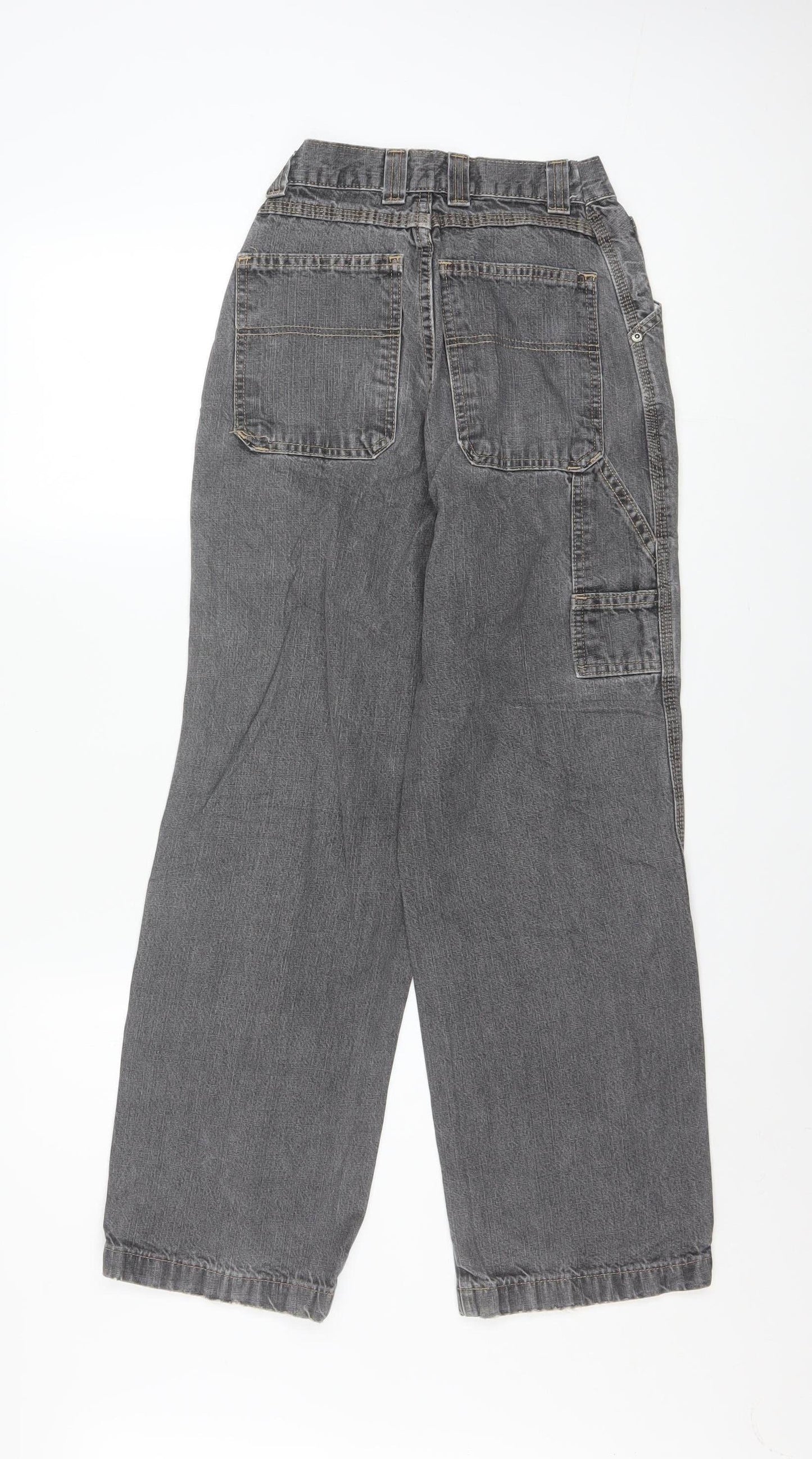 Authentic Carpenter Women's Grey 12 Slim High Rise Straight Jeans