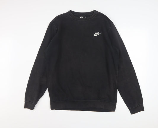 Nike Men's Black Large Crew Neck Pullover Sweatshirt