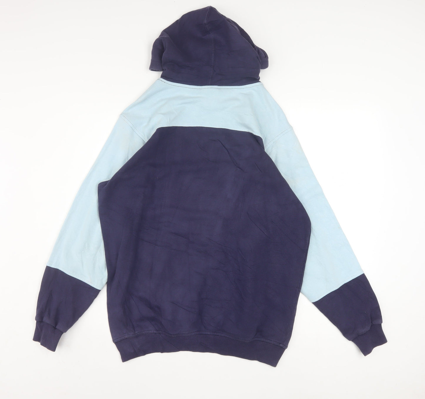 Adidas Men's Blue XL Pullover Hoodie with Football Graphic