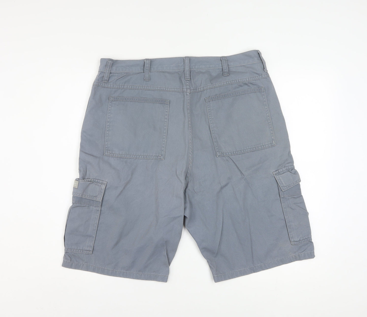 Wrangler Men’s Grey Cargo Shorts Size 34 Regular Cotton