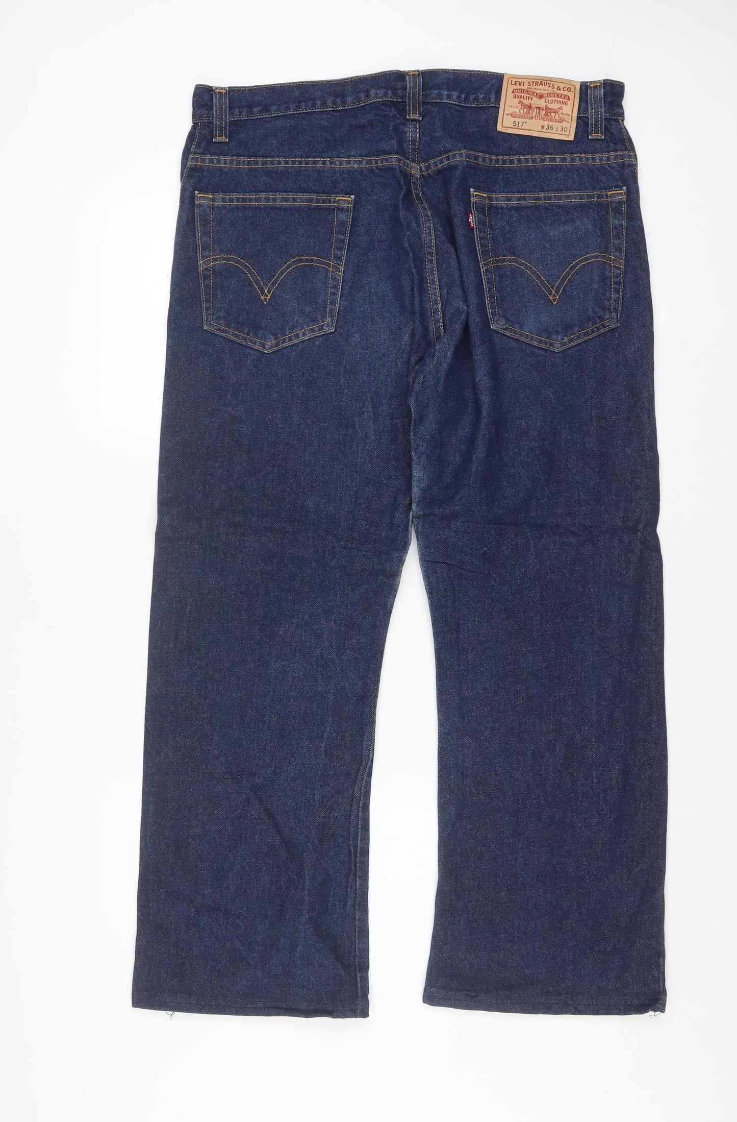 Levi's 517 Men's Blue Bootcut Denim Jeans W36 L30