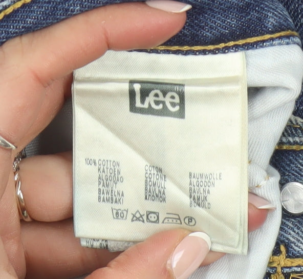 Lee Men's Blue Brooklyn Comfort Straight Jeans W40 L32