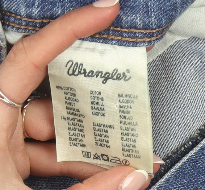 Wrangler Men's Blue Regular Fit Straight Jeans W38 L30
