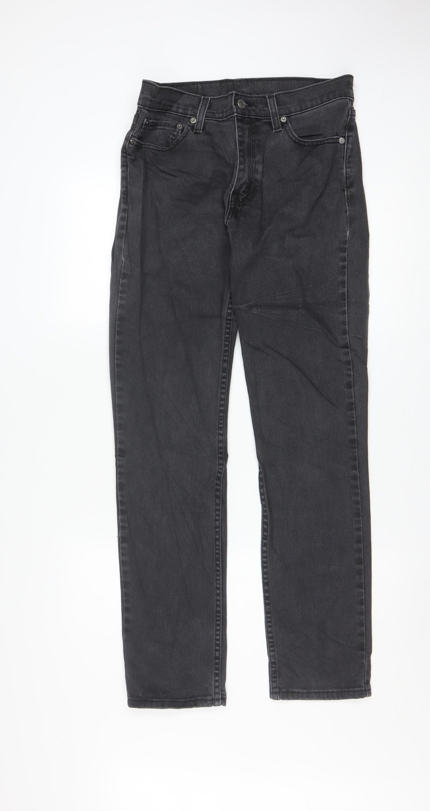 Levi's 511 Men's Black Slim Fit Denim Jeans 32W 32L Straight Leg