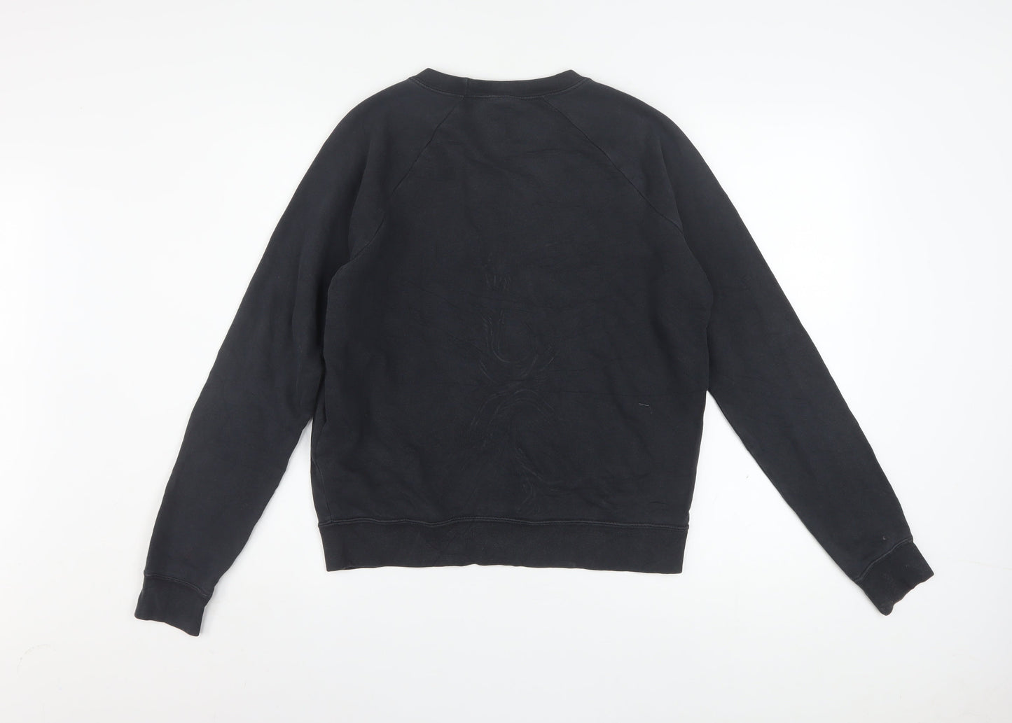 Nike Men's Black S Pullover Sweatshirt Crew Neck Logo Jumper