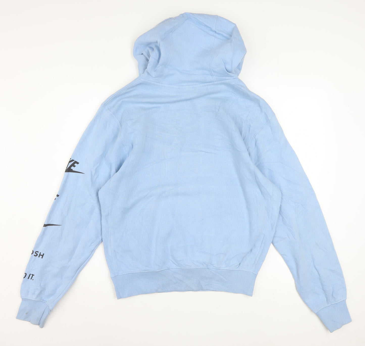 Nike Men's Blue XS Pullover Hoodie Graphic Logo Sports Fleece