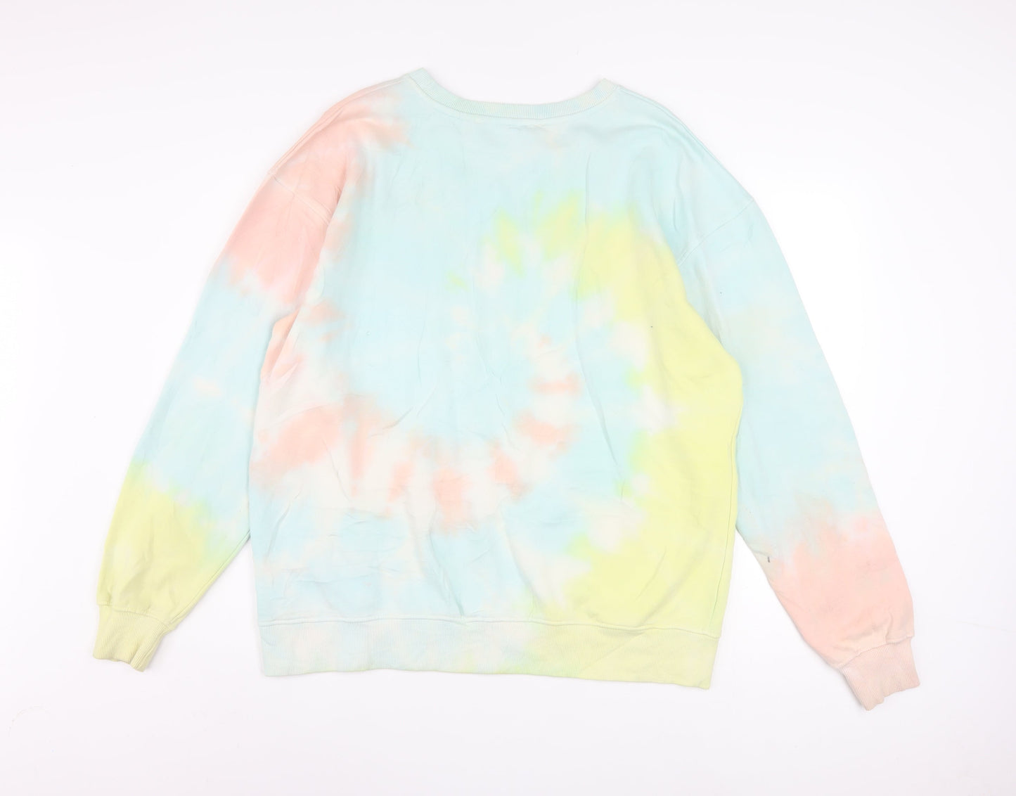 Playboy x Missguided Women's Multicoloured Tie-Dye Pullover Sweatshirt Size S