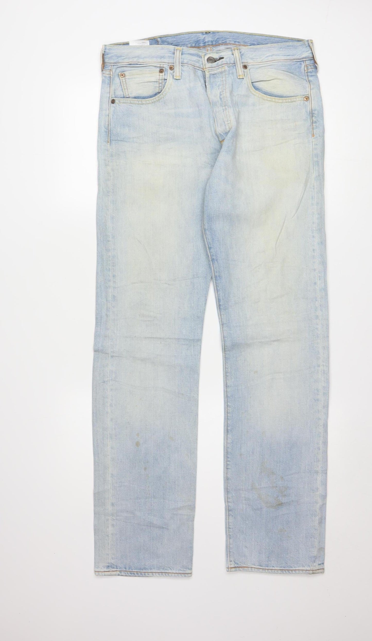 Levi's 501 Men's Light Blue Straight Leg Jeans W31 L32 Denim Classic