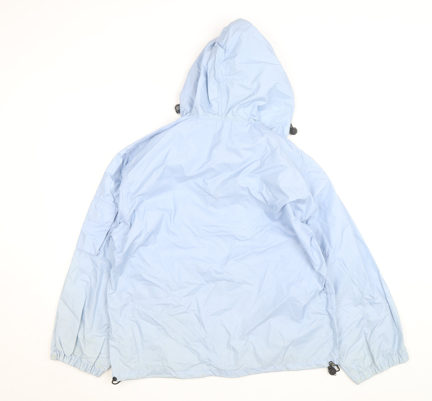 Trespass Women's Blue Hooded Anorak Jacket Medium Lightweight Waterproof