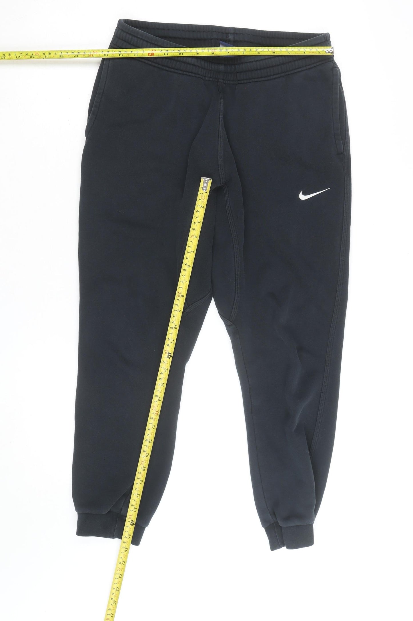 Nike Men Black Fleece Regular Fit Sports Joggers M