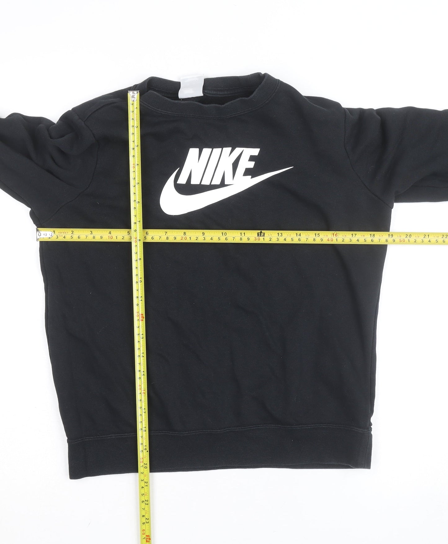 Nike Men's Black XS Pullover Sweatshirt Crew Neck Sports Fleece