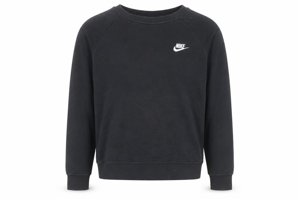 Nike Men's Black Crew Neck Pullover Sweatshirt M Regular Fit