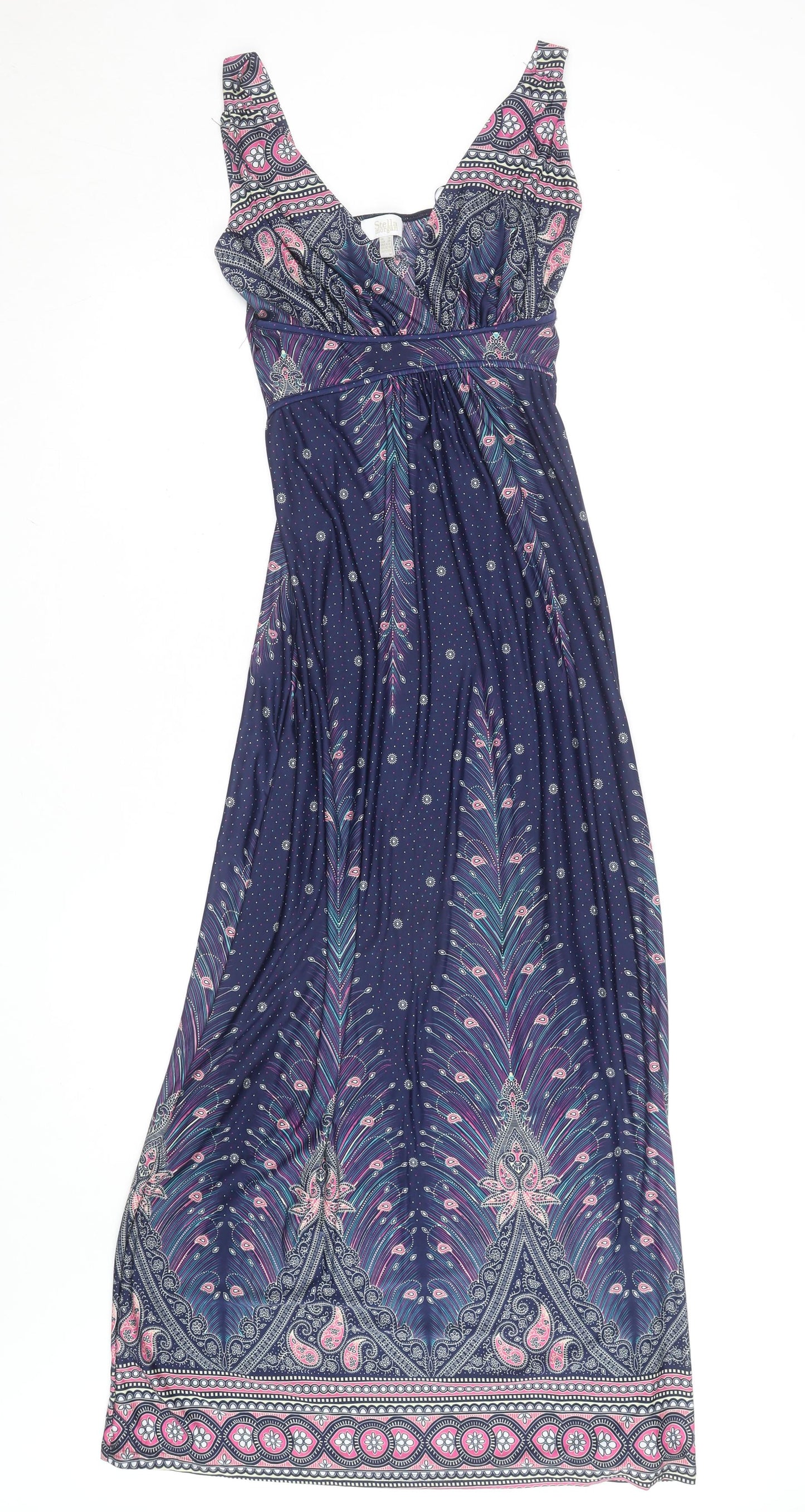 Stella Morgan Women's Multicoloured Paisley Maxi Dress Size M