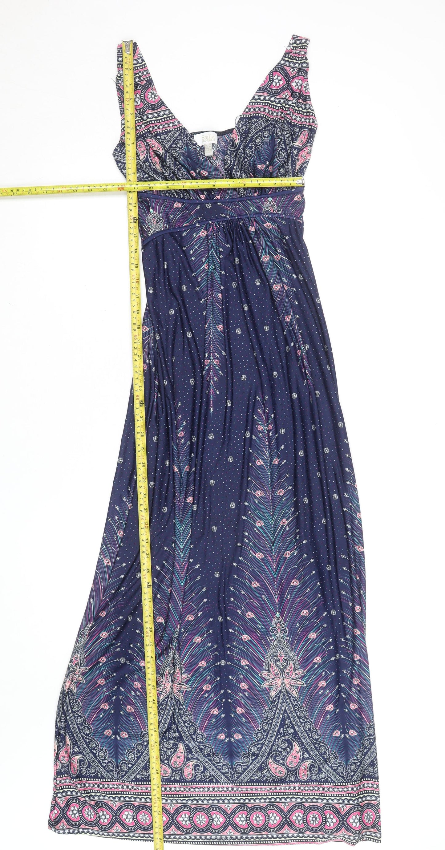 Stella Morgan Women's Multicoloured Paisley Maxi Dress Size M