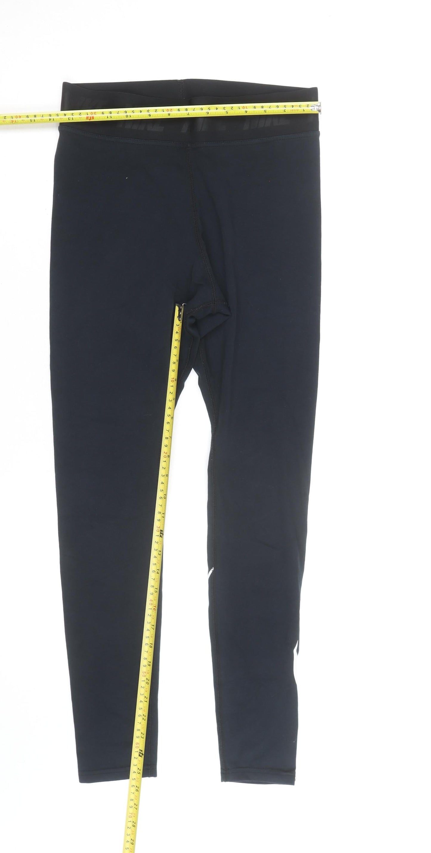 Nike Womens Black Medium Leggings Stretch Sportswear Activewear