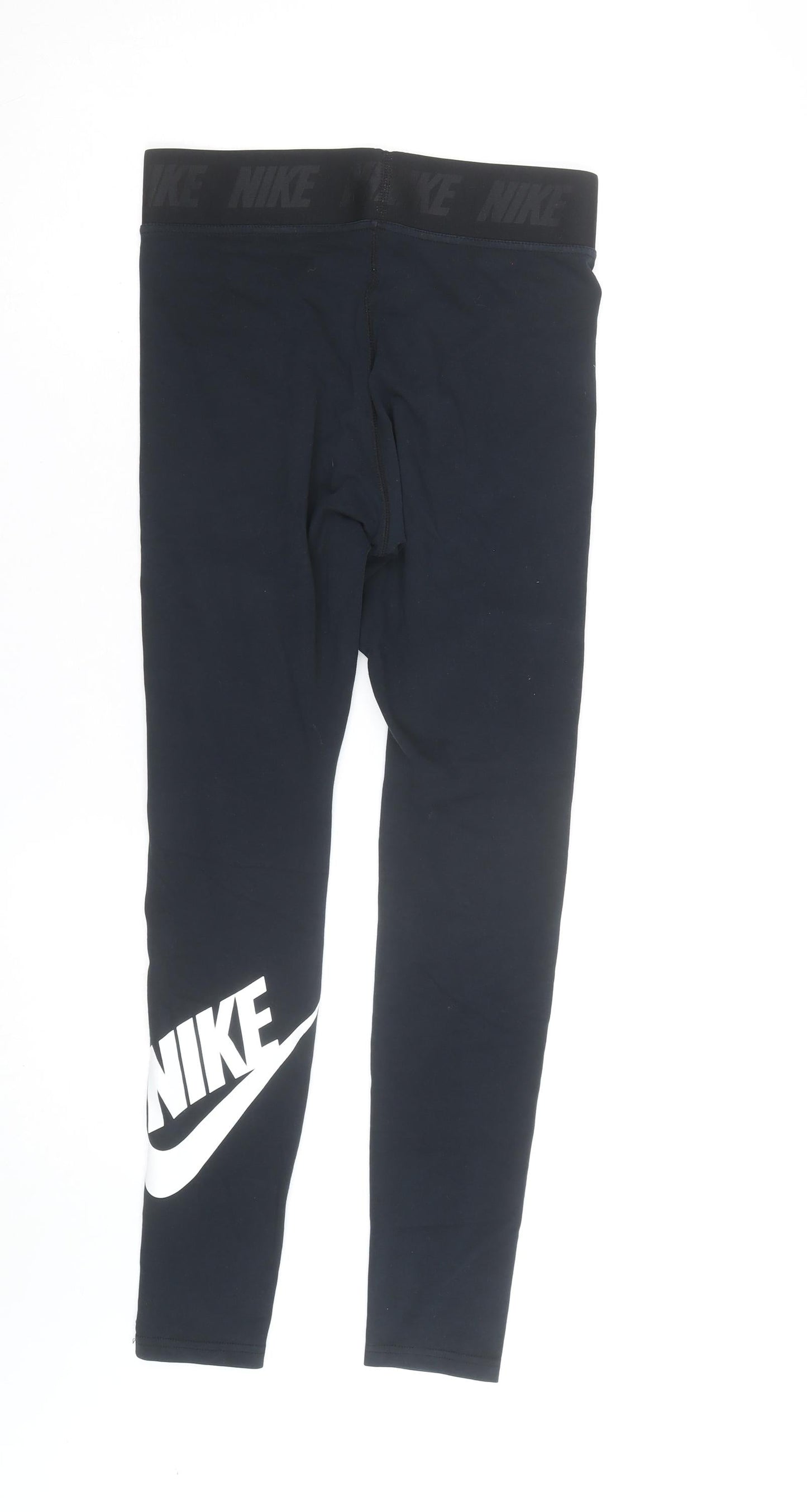 Nike Womens Black Medium Leggings Stretch Sportswear Activewear