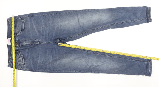 Savida Women's Blue Skinny Stretch Denim Jeans Size 12