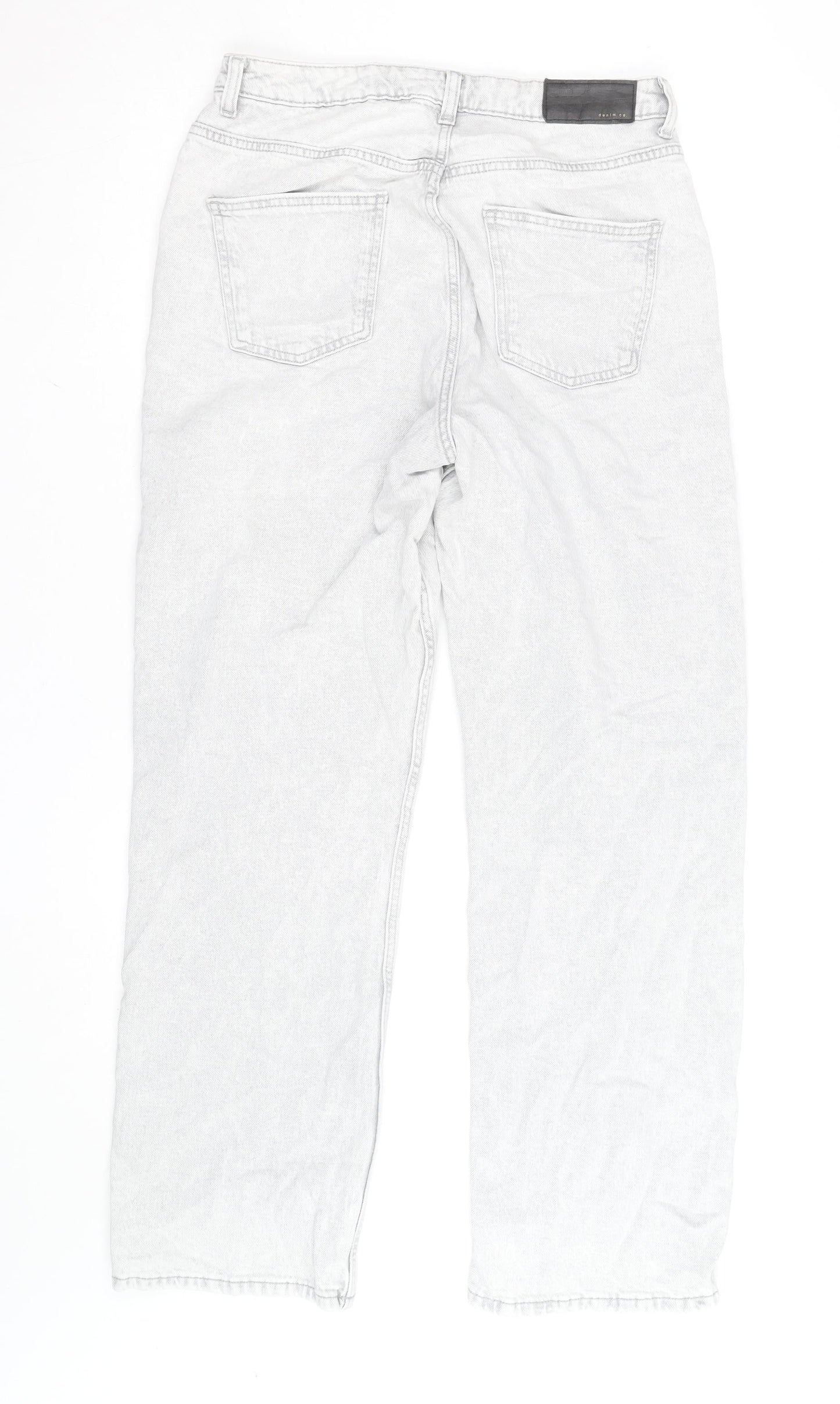 Denim Co. Women’s Grey High Rise Mom Jeans Size 12 Regular