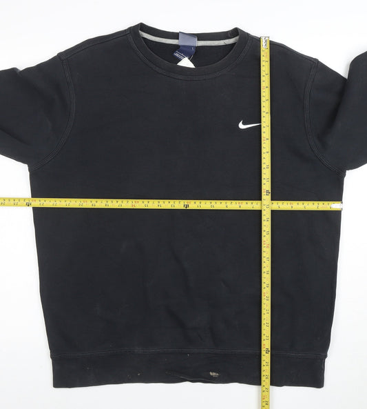 Nike Men's Black L Pullover Crew Neck Fleece Sweatshirt