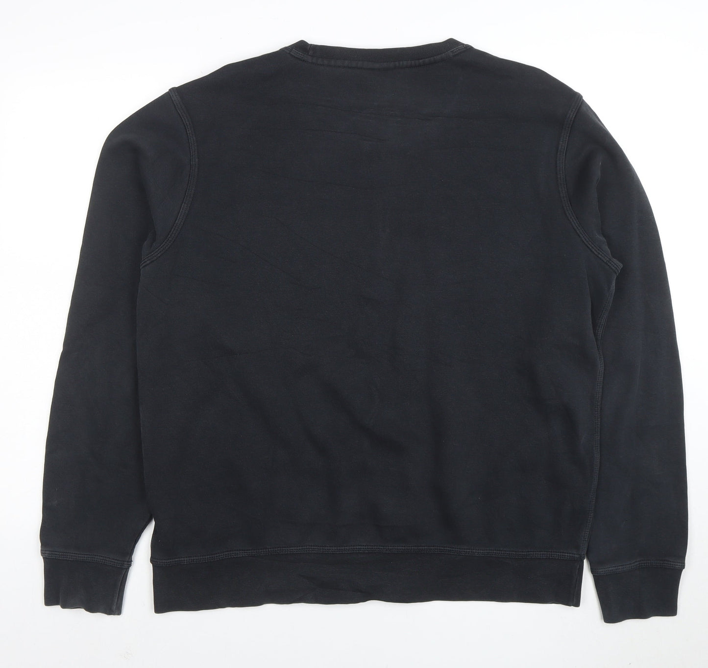 Nike Men's Black L Pullover Crew Neck Fleece Sweatshirt