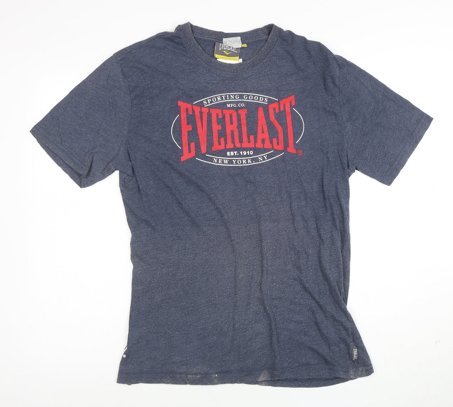 Everlast Men's Blue XL Graphic Sports Crew Neck T-Shirt