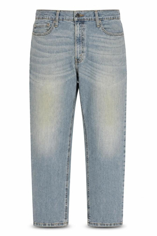 Levi Strauss Men's Blue 38x30 Regular Fit Straight Denim Jeans